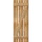 Ekena Millwork Spaced Board-n-Batten Shutters w/Z-Bar, Rough Sawn Western Red Cedar, 17 1/8W x 49H, PR RBS06Z17X049RWR - alternate 5